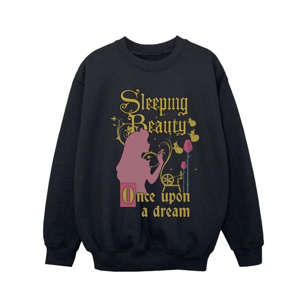Sleeping Beauty Girls Once Upon A Dream Sweatshirt / Black
